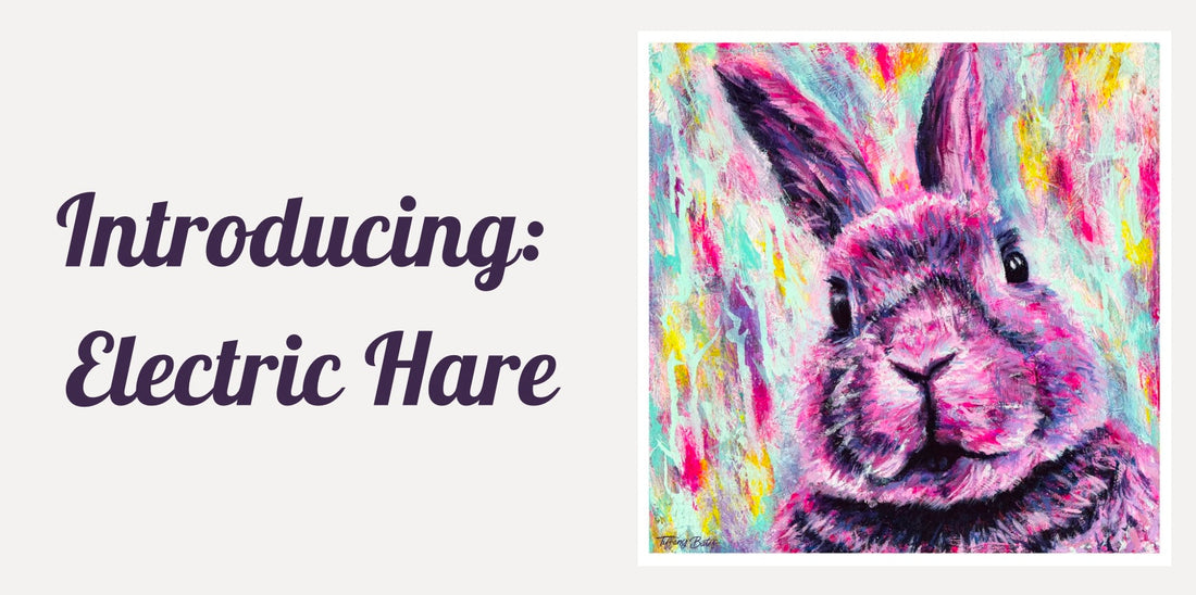 New Original Painting: Electric Hare