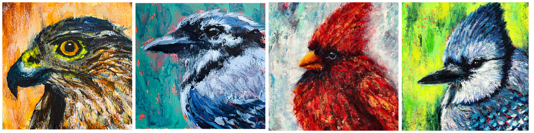 Oops….I started a bird painting series….
