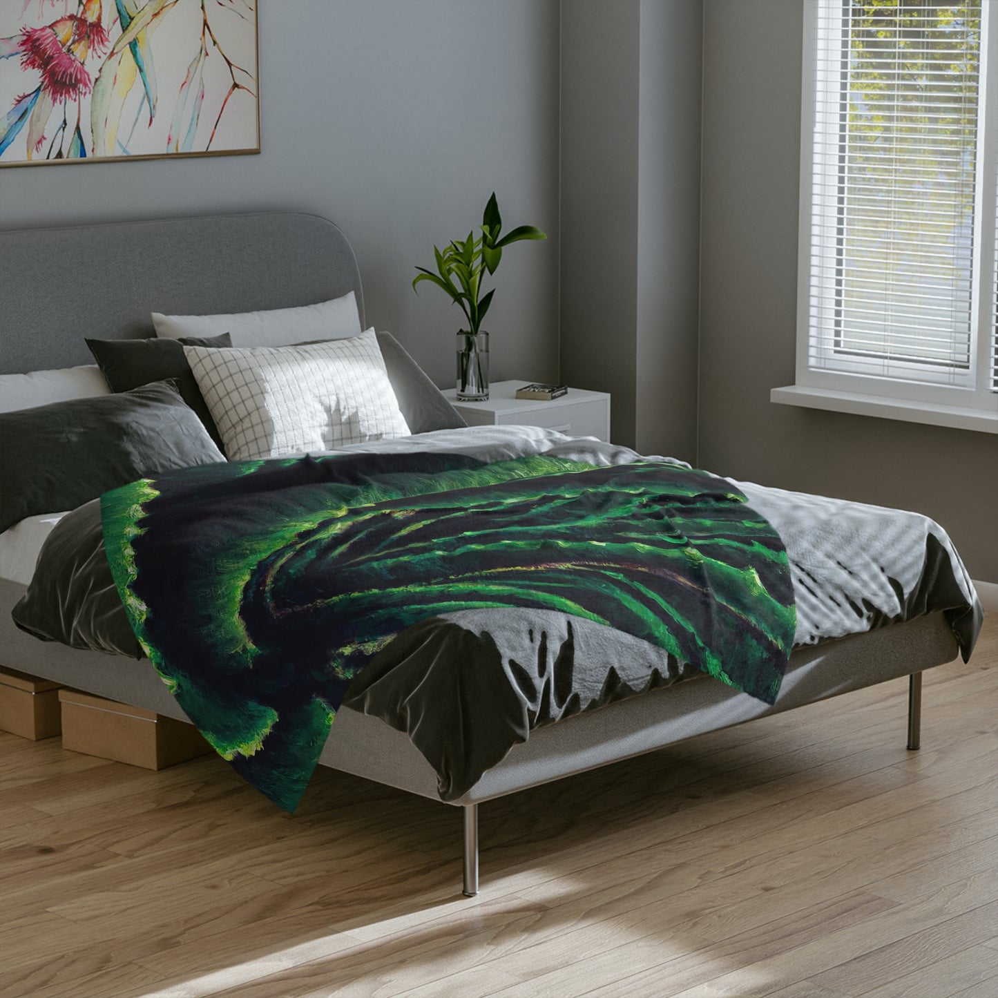 Aloe Confluence - Microfiber Blanket