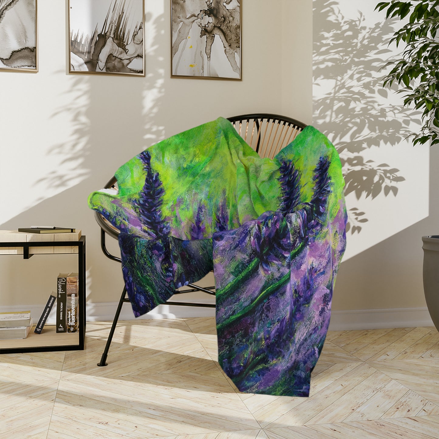 Lavender Fields Forever - Microfiber Blanket