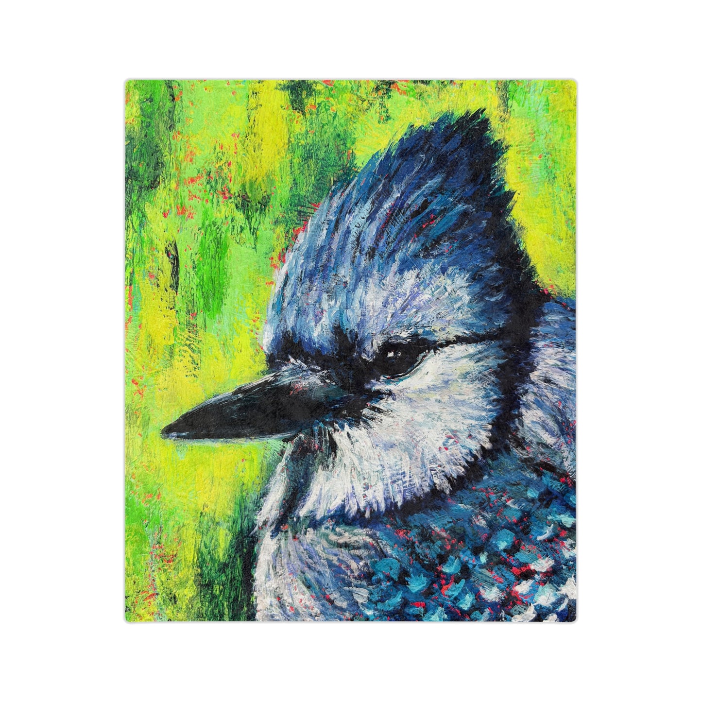 Bluejay’s Gaze - Microfiber Blanket