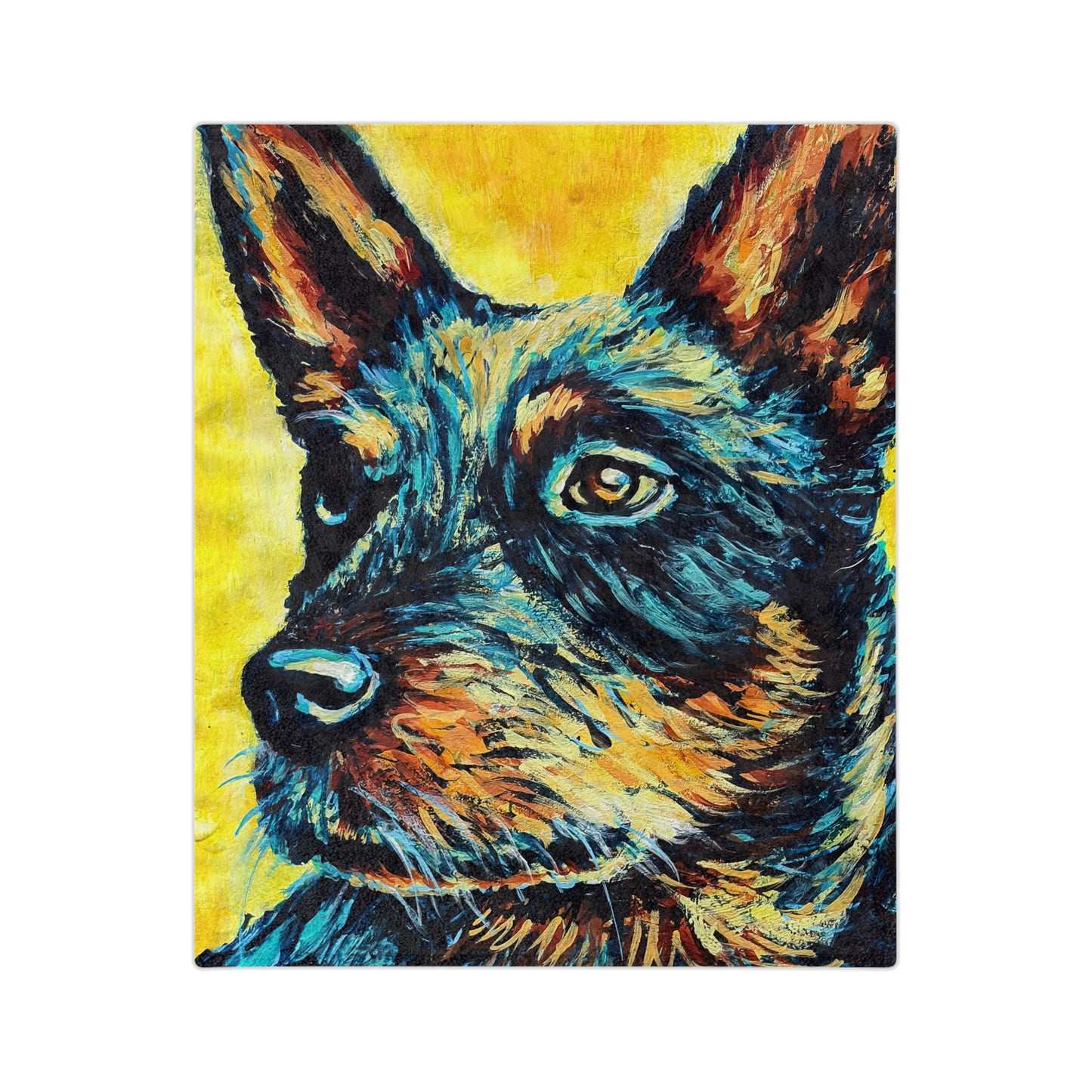 Starry Eyed Heeler - Microfiber Blanket