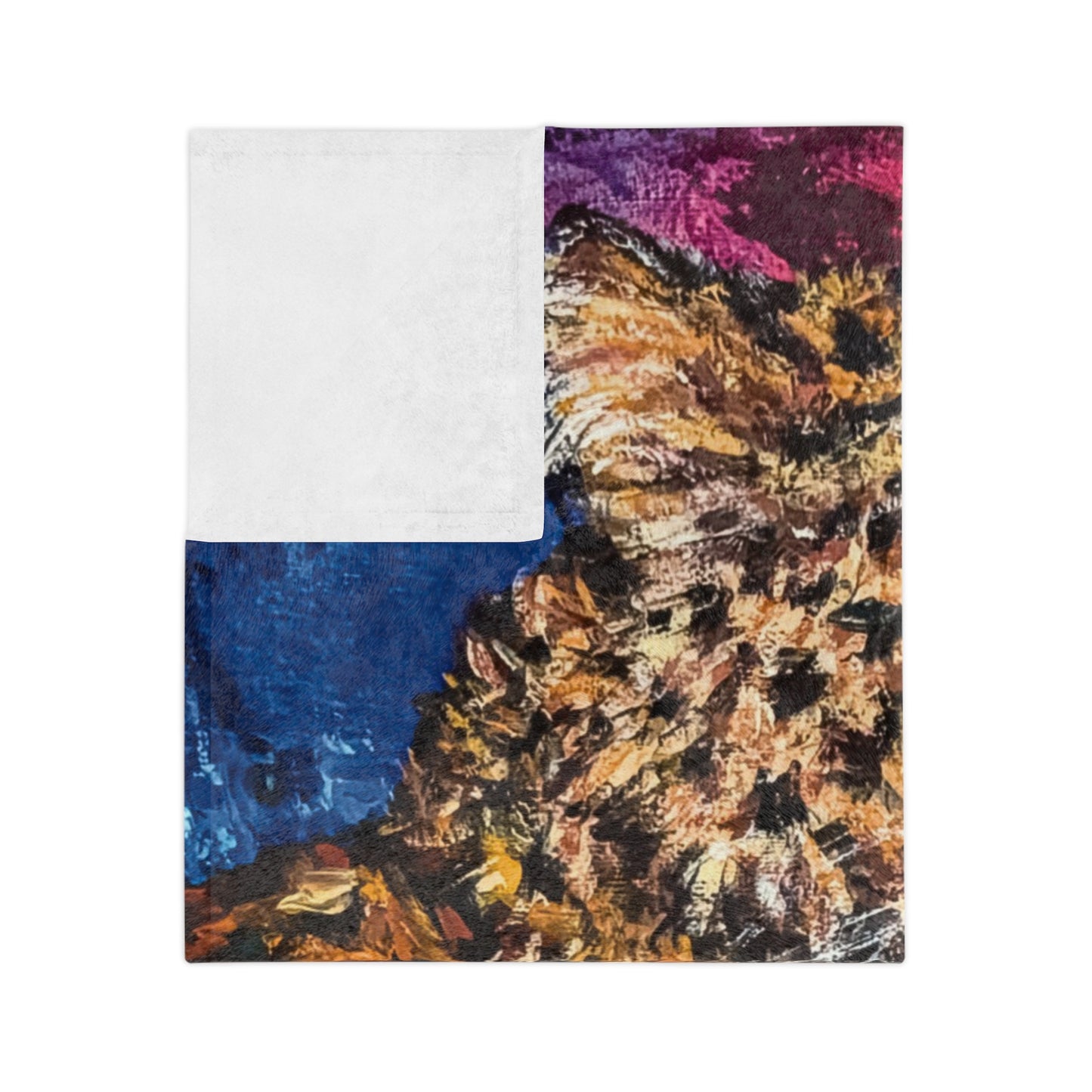 Radiant Resting Jaguar - Microfiber Blanket