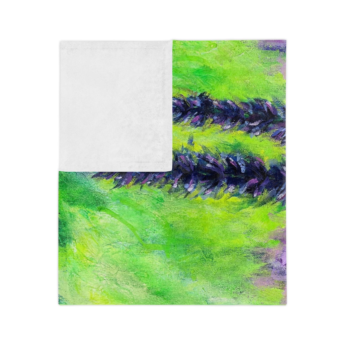 Lavender Fields Forever - Microfiber Blanket