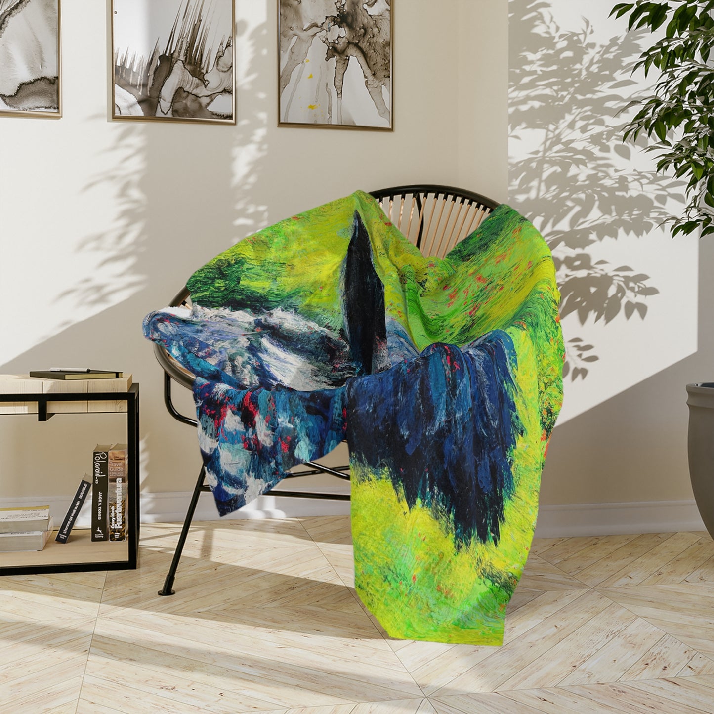 Bluejay’s Gaze - Microfiber Blanket
