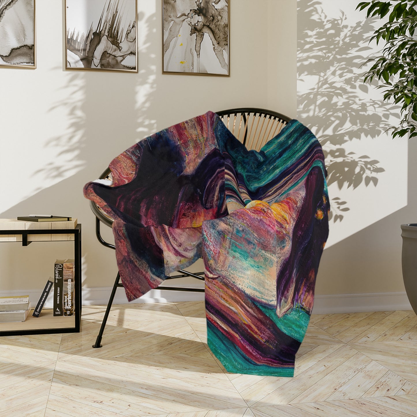 Camp Lantern’s Glow - Microfiber Blanket