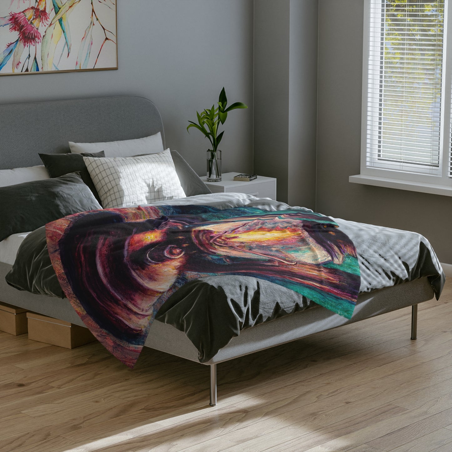 Camp Lantern’s Glow - Microfiber Blanket