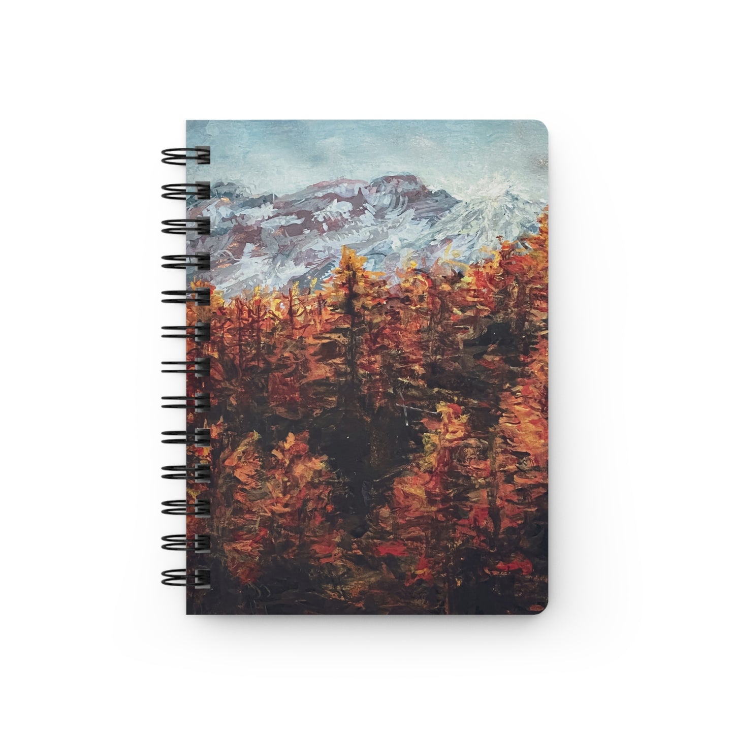 Golden Autumn Sunrise - Spiral Notebook