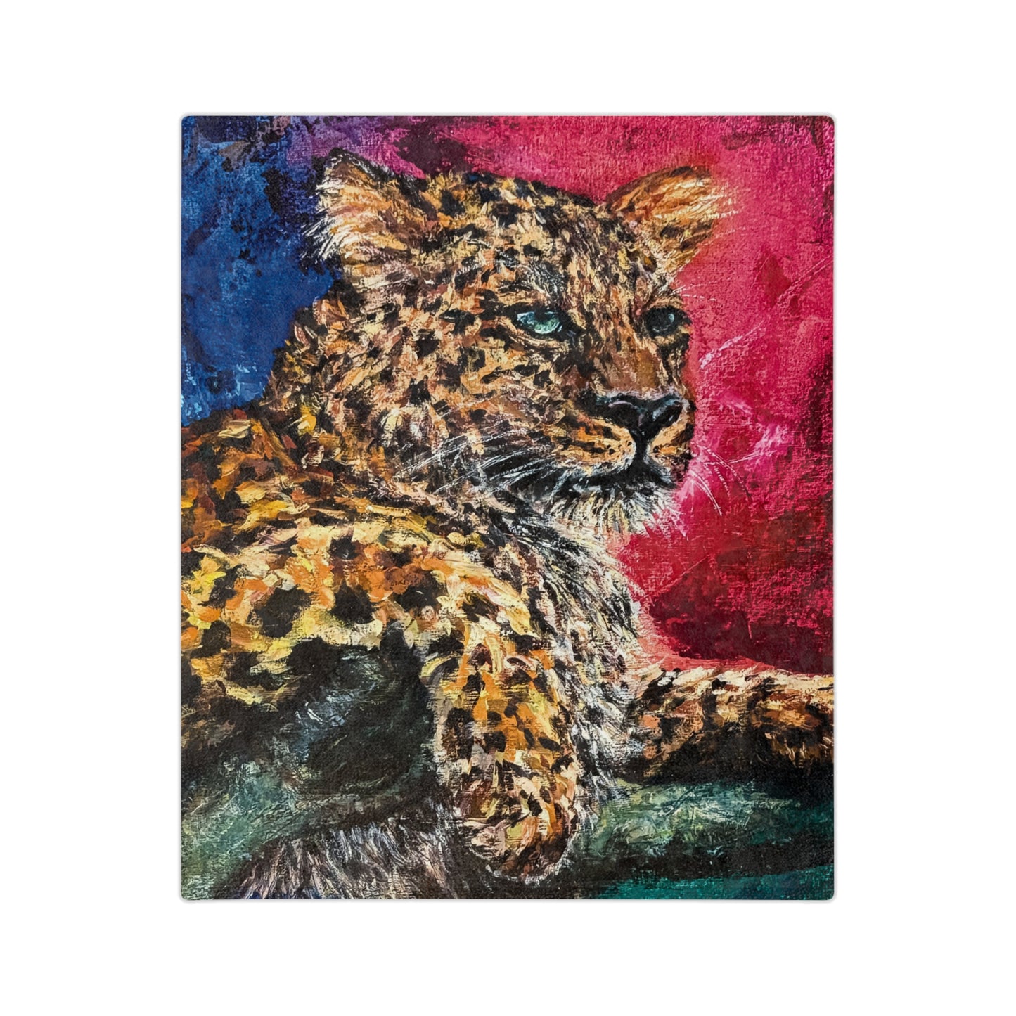 Radiant Resting Jaguar - Microfiber Blanket