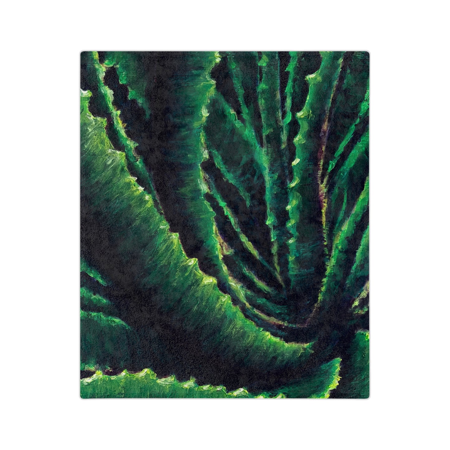 Aloe Confluence - Microfiber Blanket