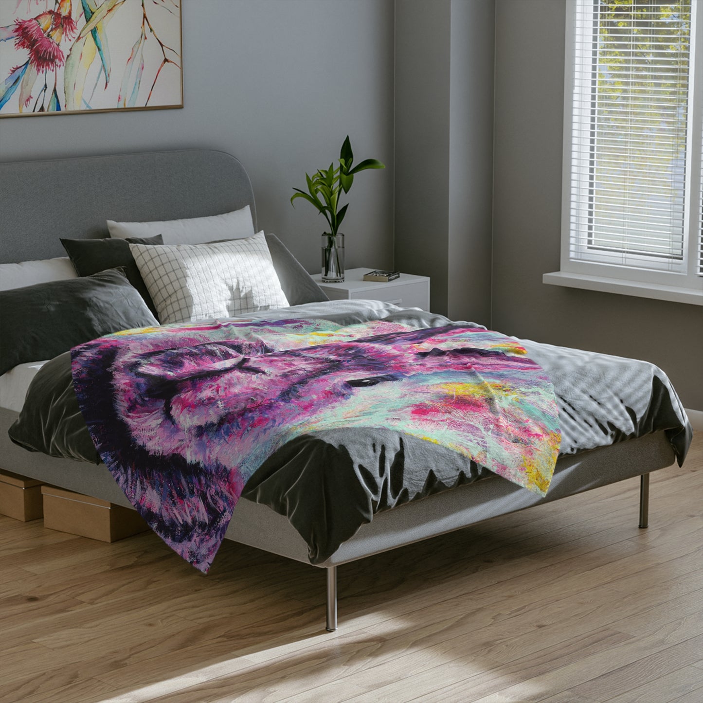 Electric Hare - Microfiber Blanket