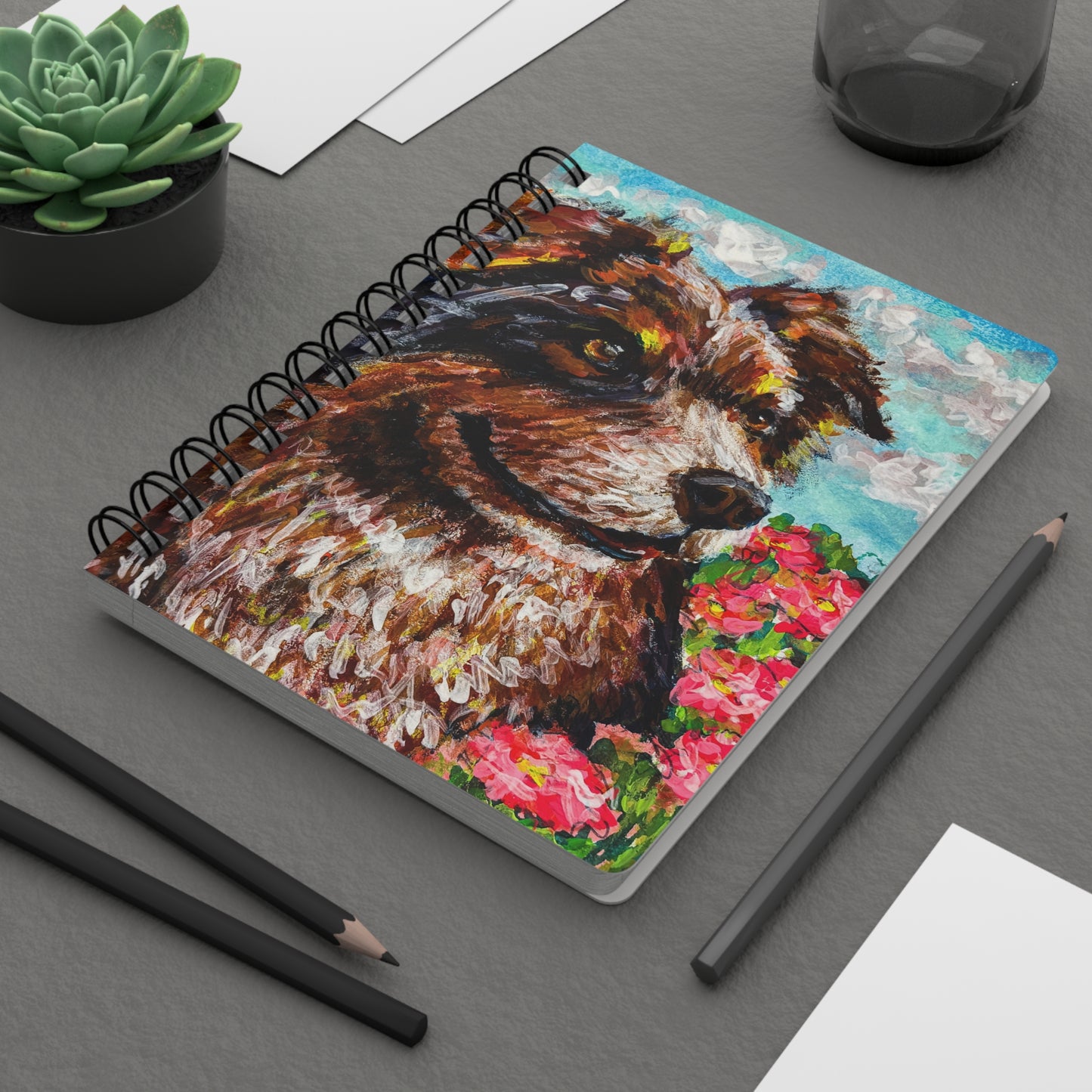 Awestruck Aussie - Spiral Notebook