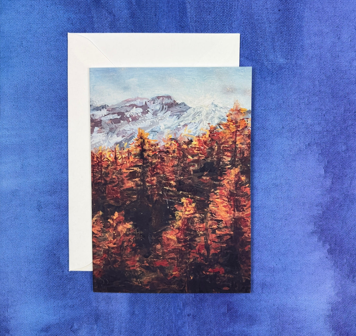 Golden Autumn Sunrise - Greeting Card