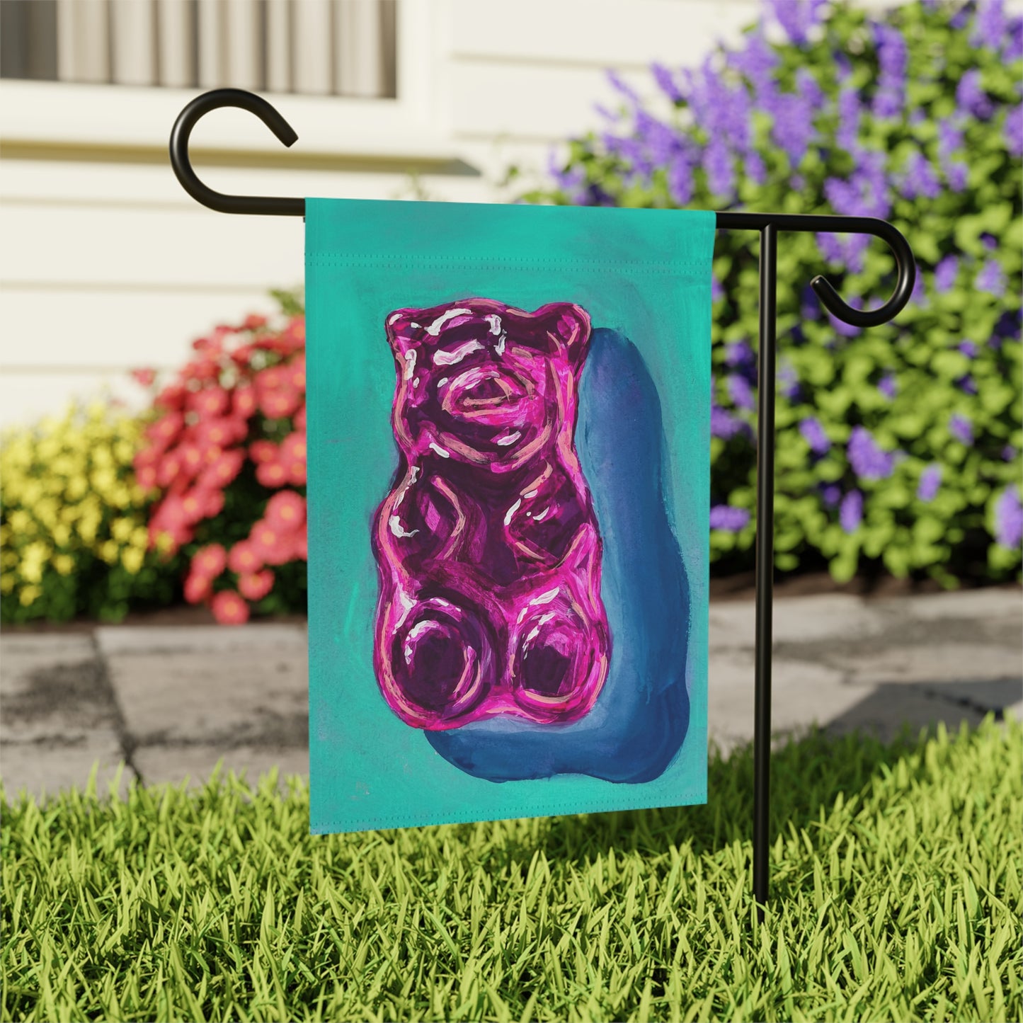 Gummy Bear Glow - Garden Flag