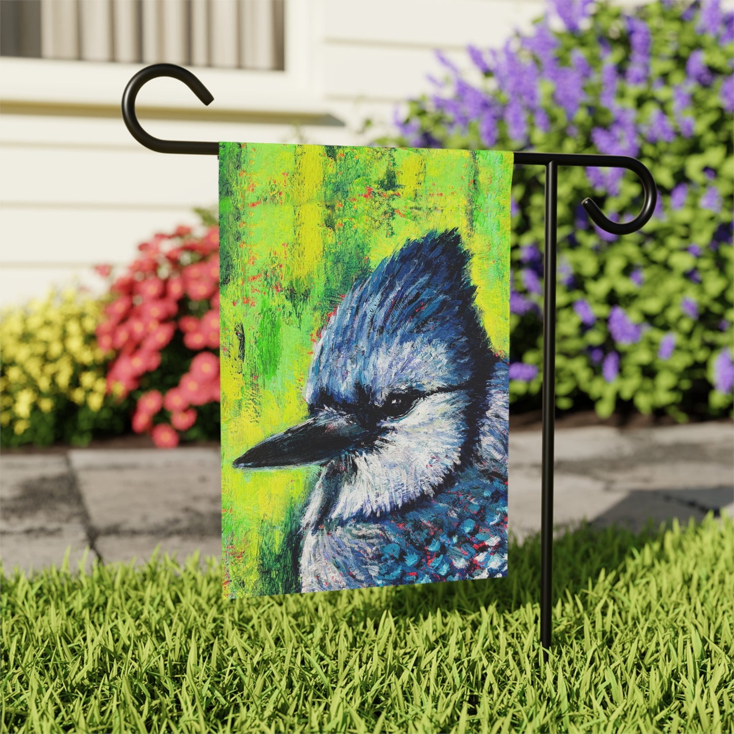 Bluejay’s Gaze - Garden Flag