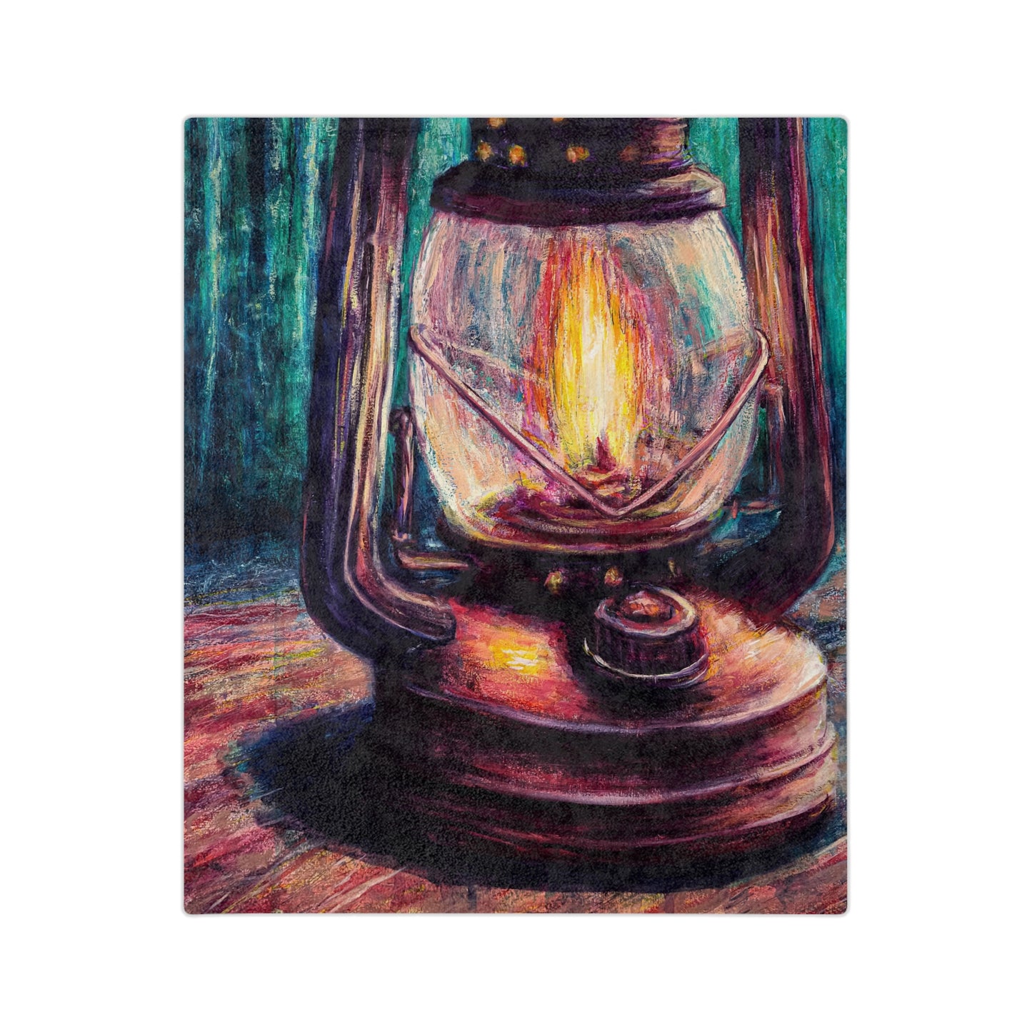 Camp Lantern’s Glow - Microfiber Blanket