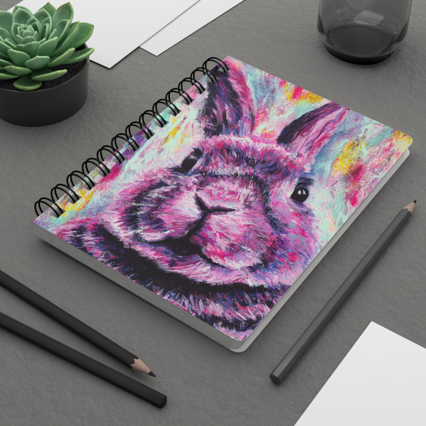 Electric Hare - Spiral Notebook
