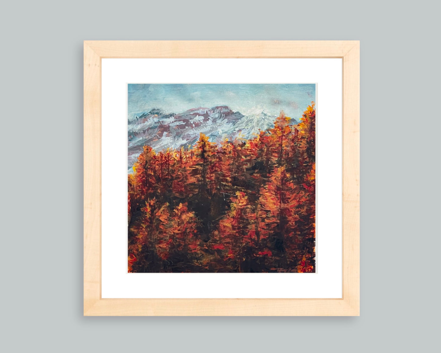 Framed Print - Golden Autumn Sunrise