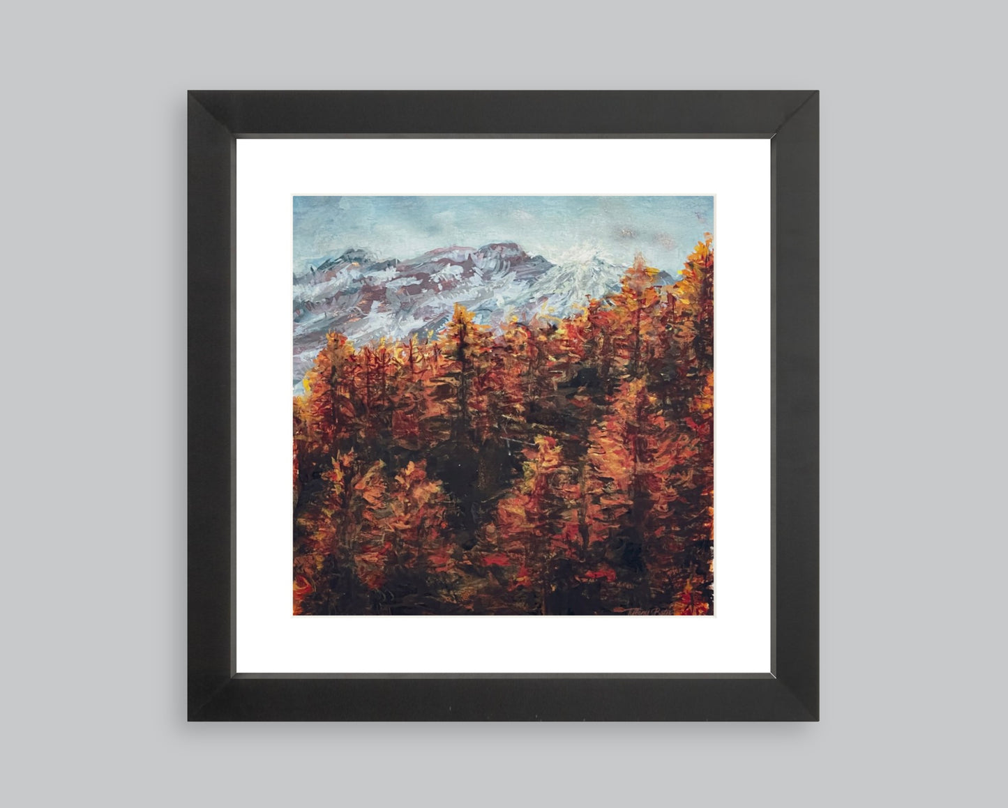 Framed Print - Golden Autumn Sunrise