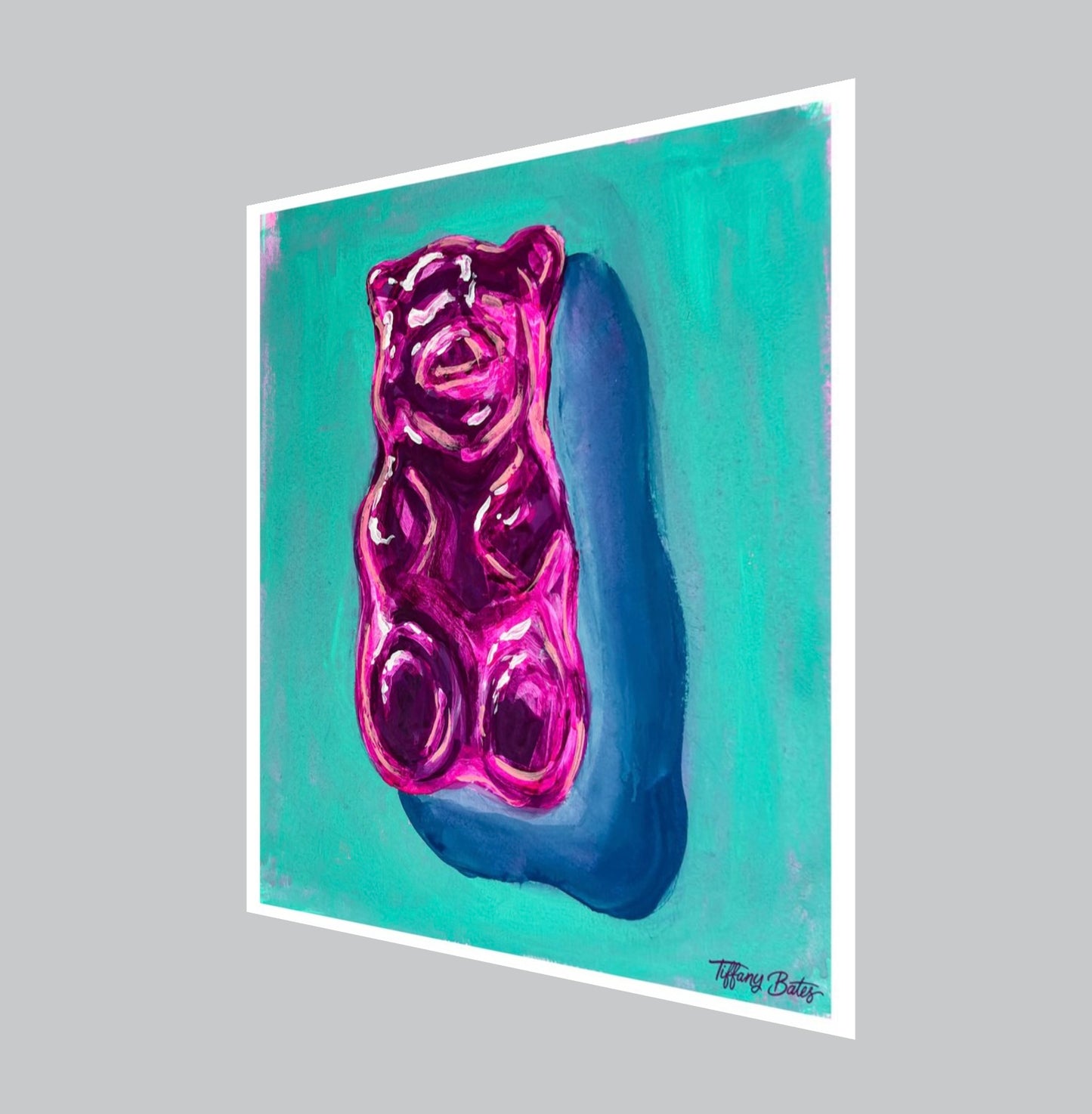 Gummy Bear Glow - Fine Art Print - 8” x 8”