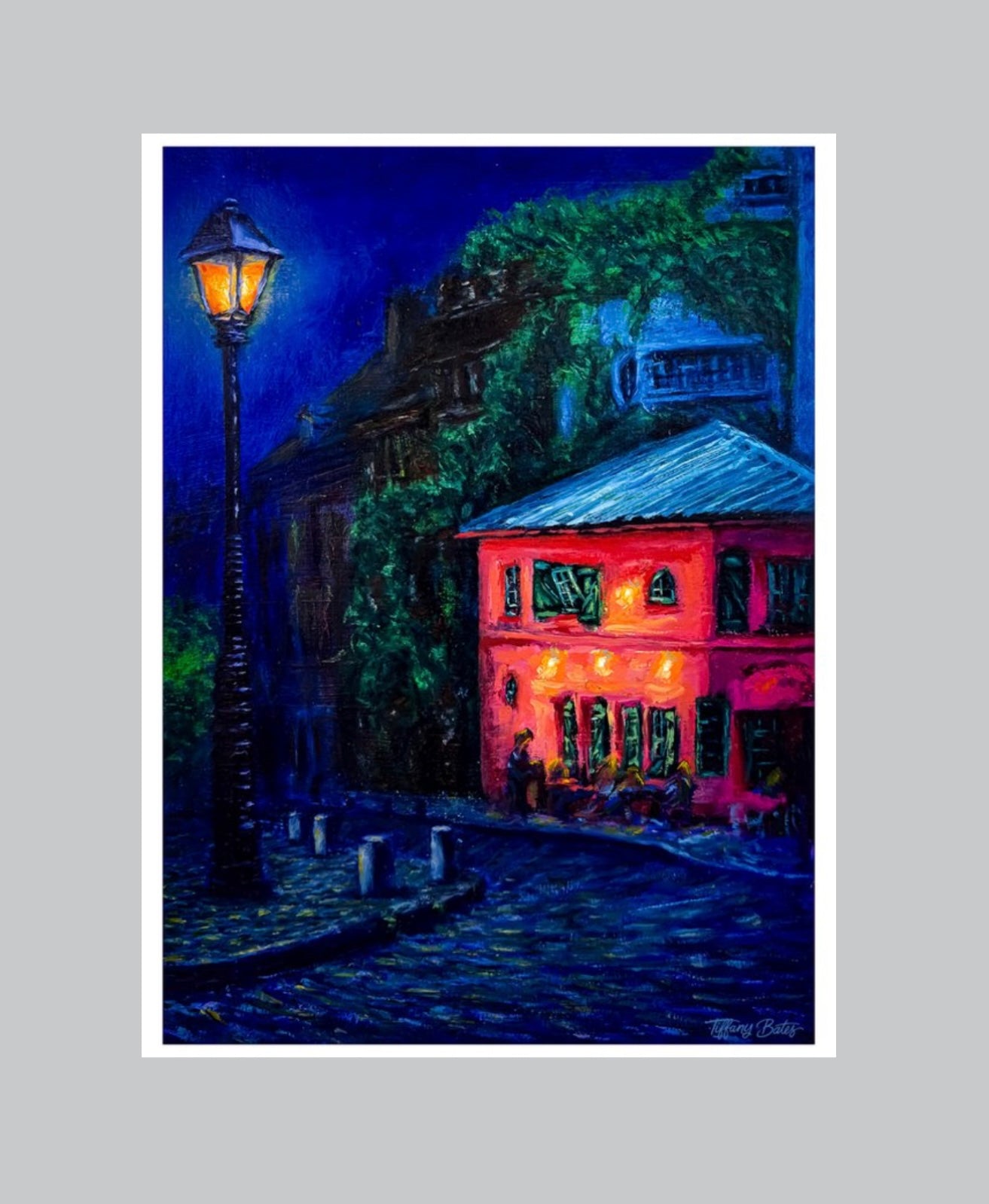 Cafe After Dark - Fine Art Print - Multiple Sizes