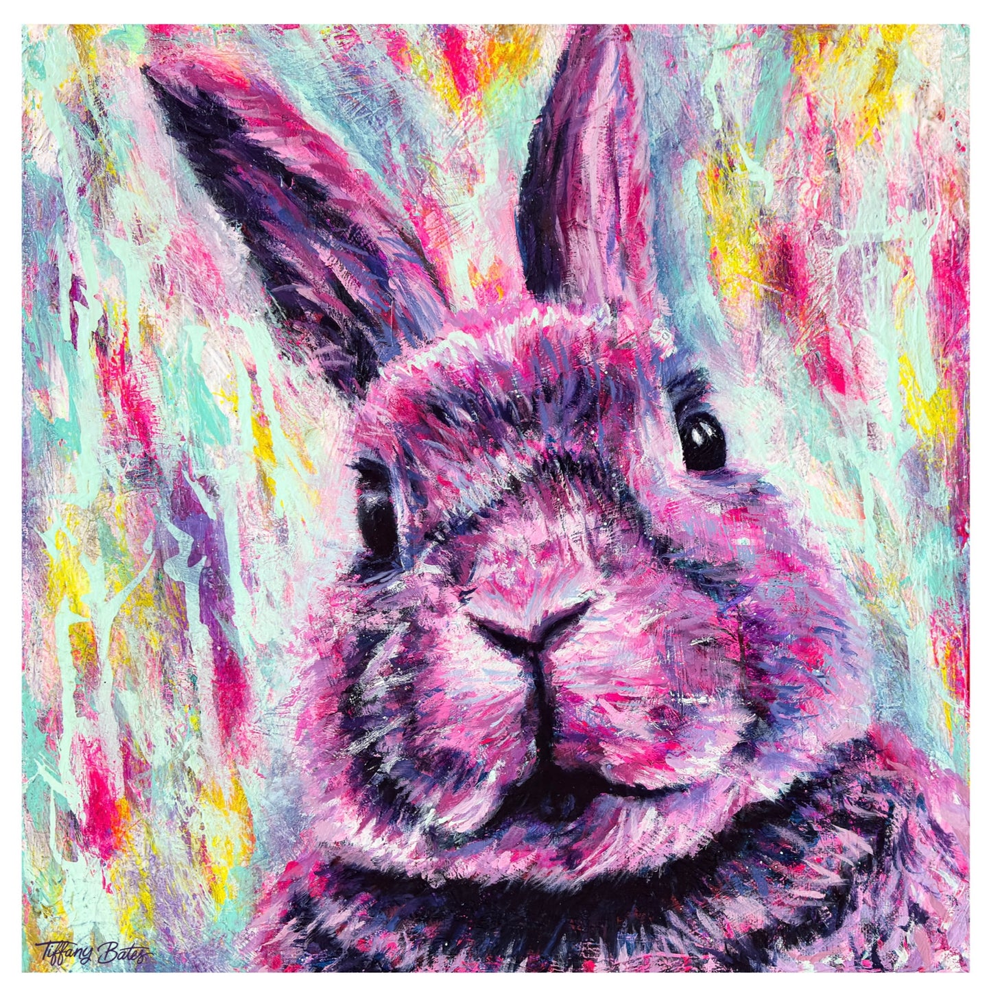 Electric Hare - Original Oil Painting