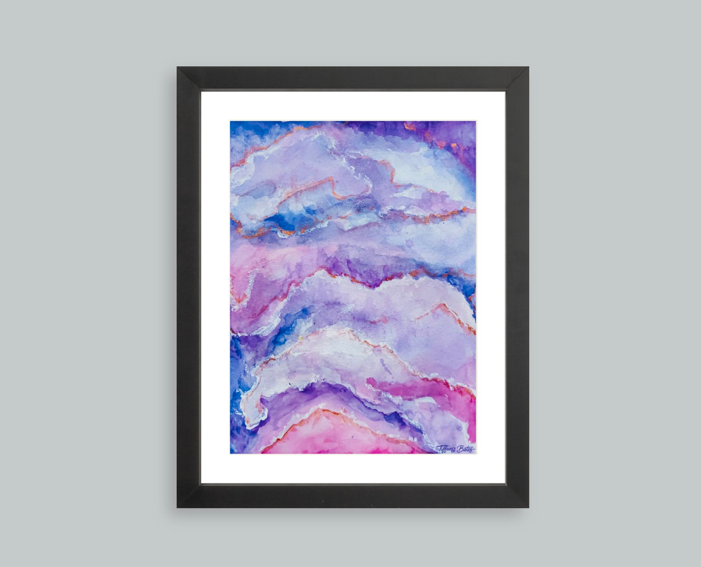 Marbled Dreams - Framed Art Print