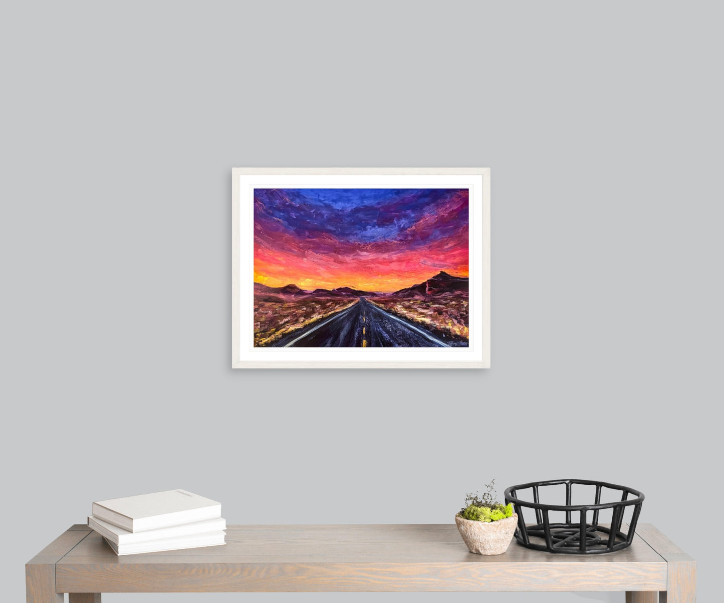 Desert Blaze - Framed Art Print