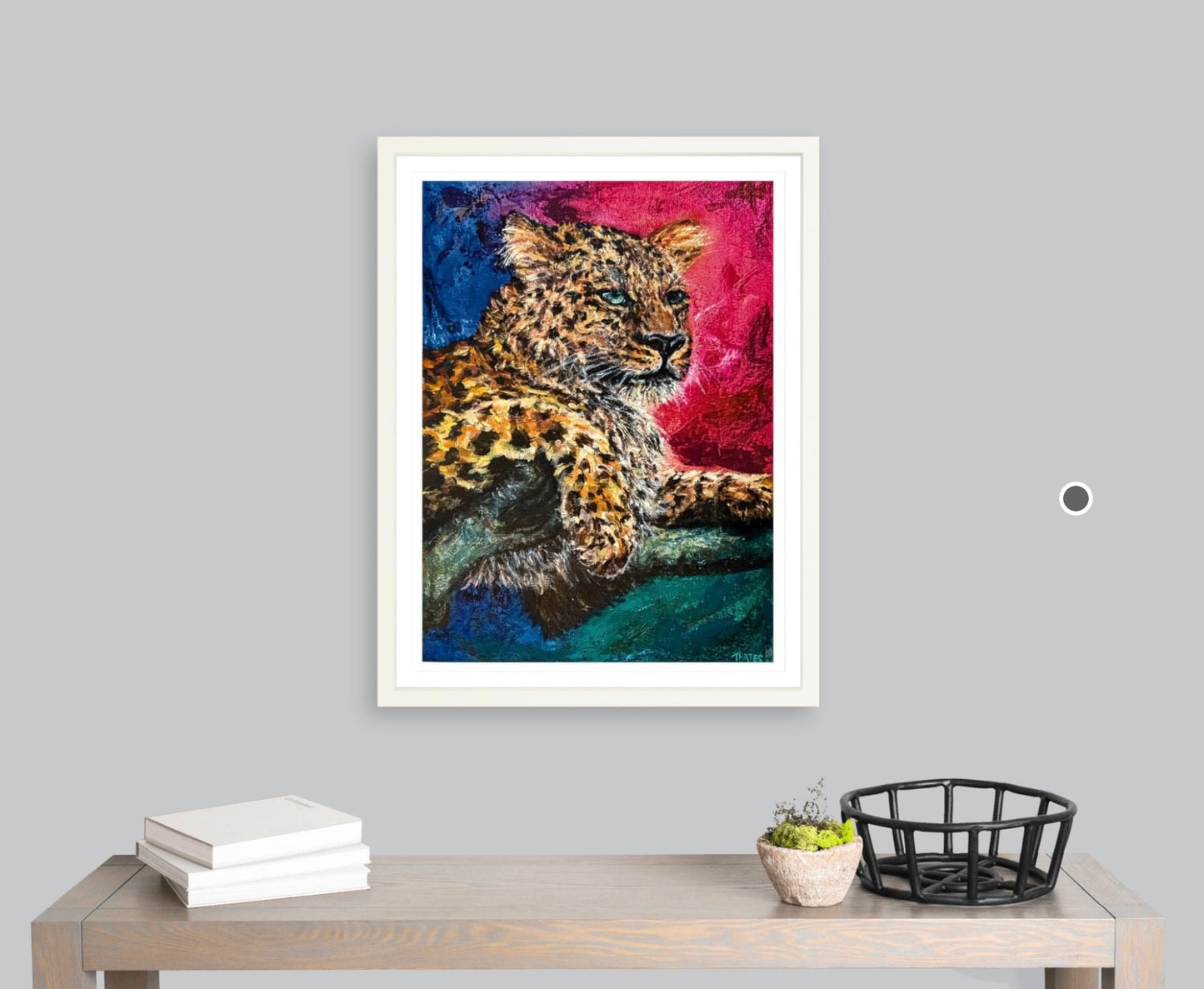 Radiant Resting Jaguar - Framed Art Print