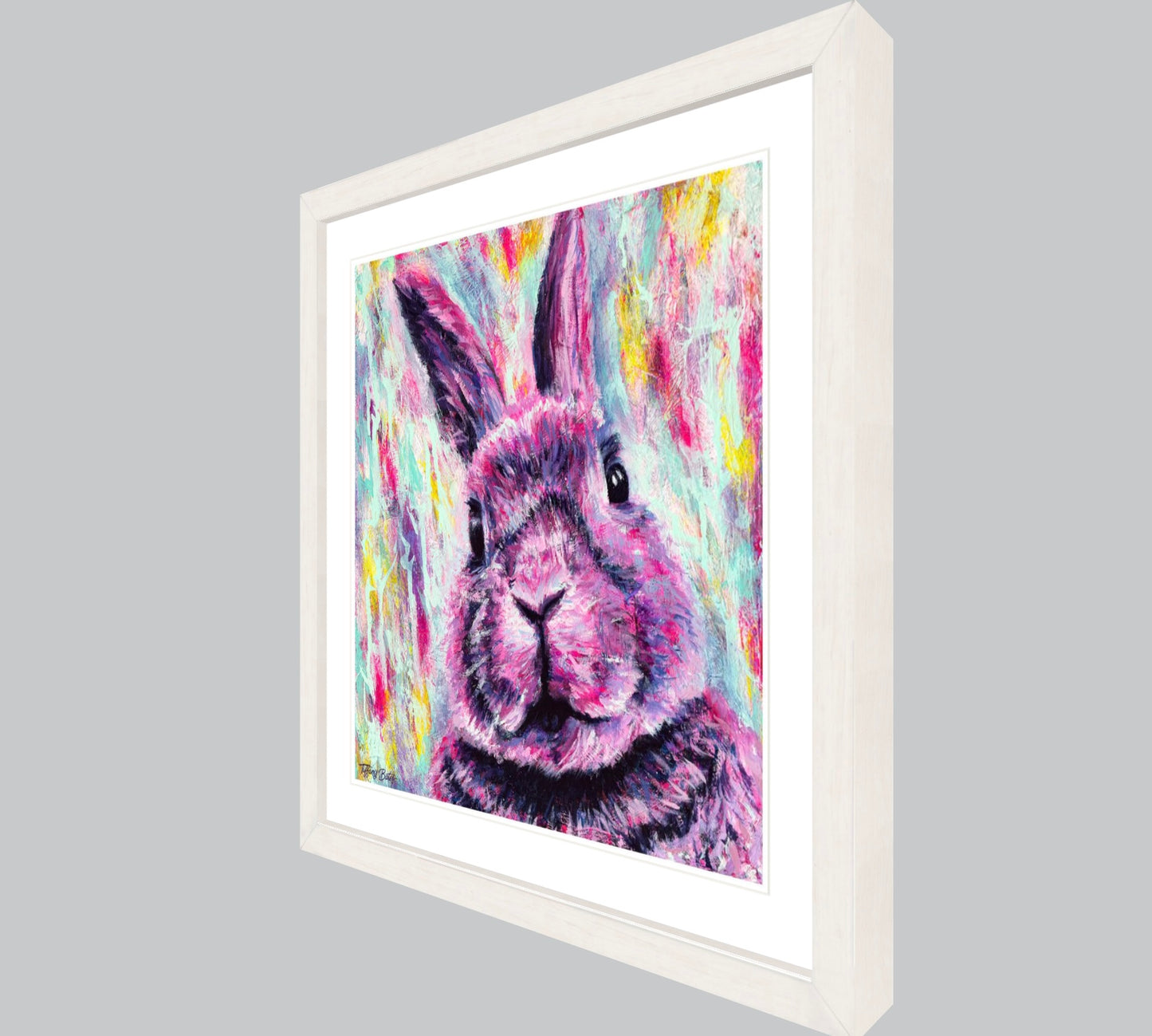 Electric Hare - Framed Art Print