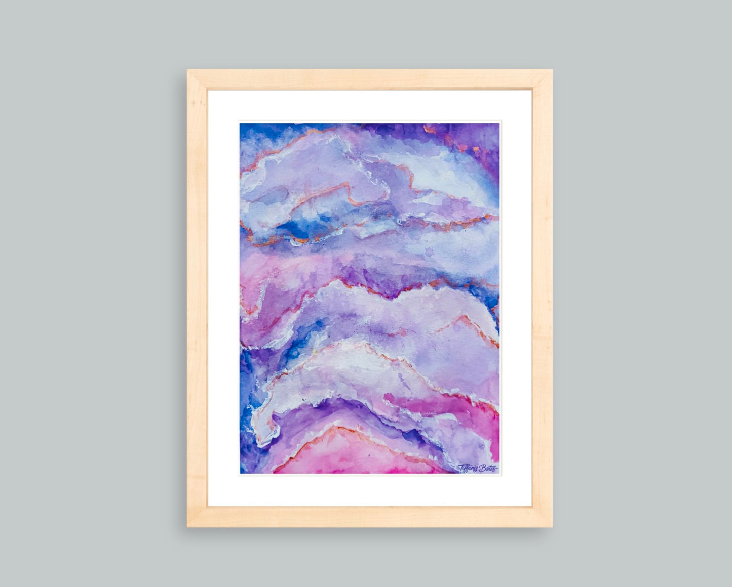 Marbled Dreams - Framed Art Print