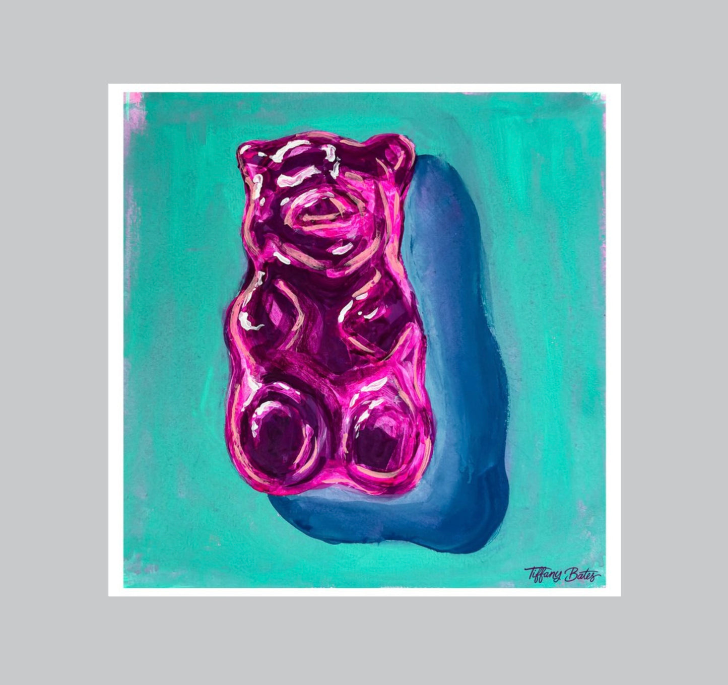 Gummy Bear Glow - Fine Art Print - 8” x 8”