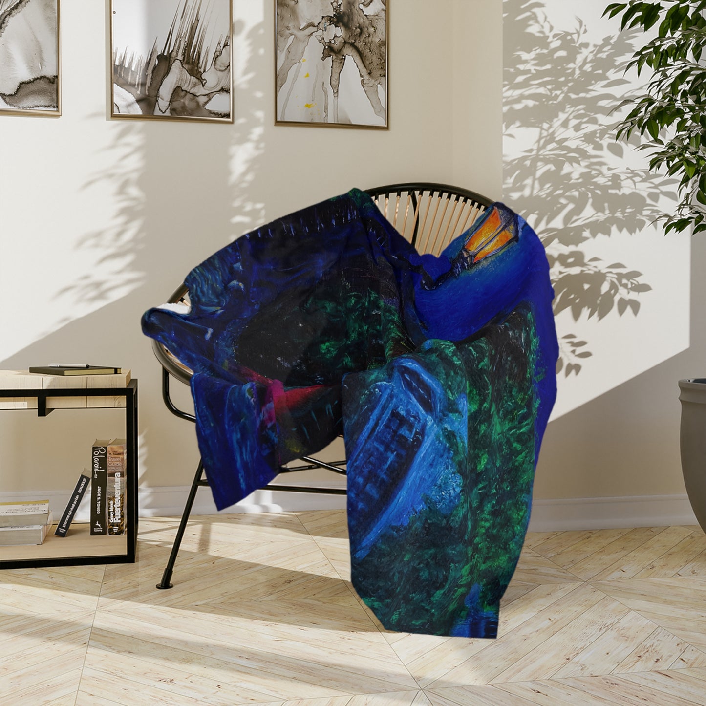 Cafe After Dark - Microfiber Blanket