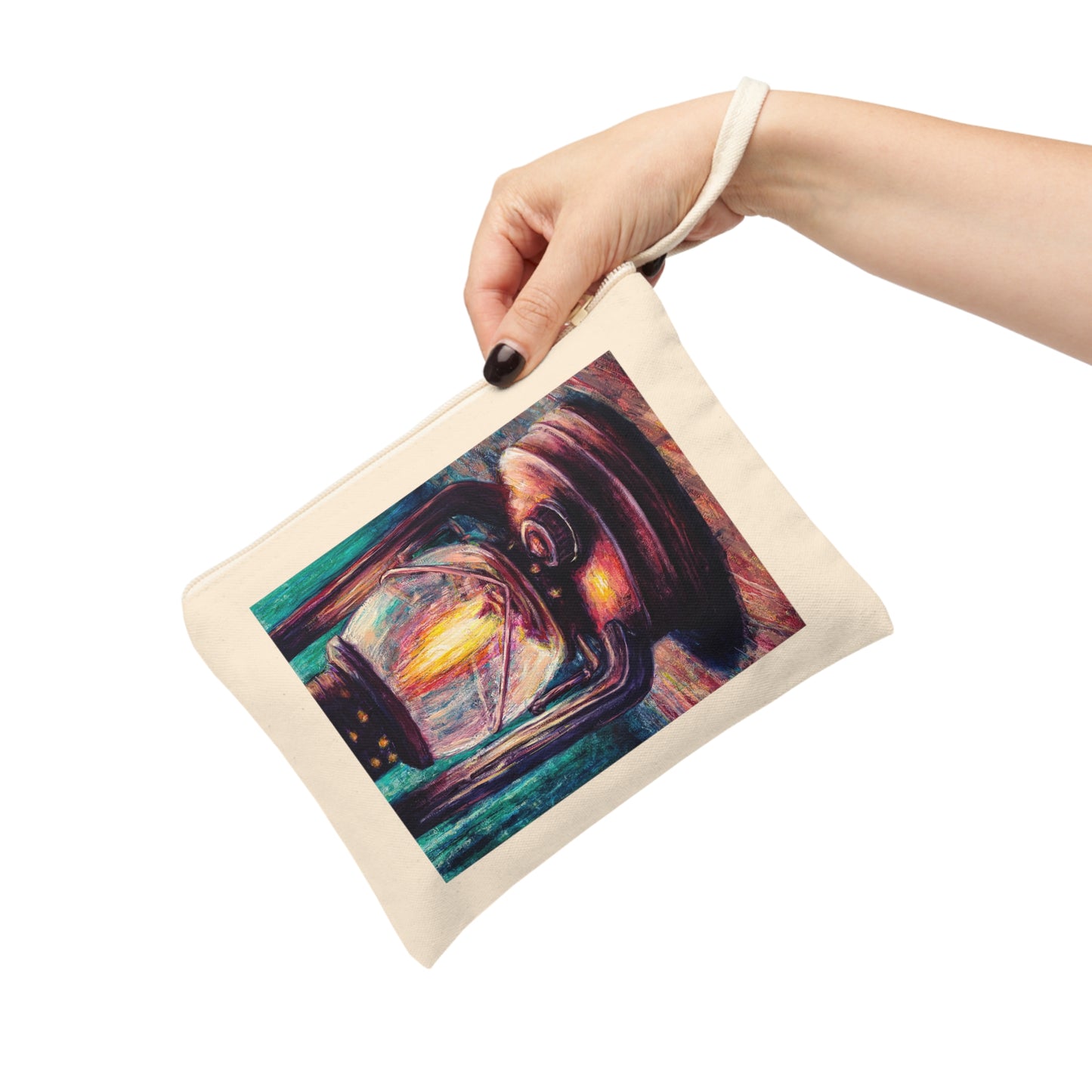 Camp Lantern Glow - Zipper Pouch