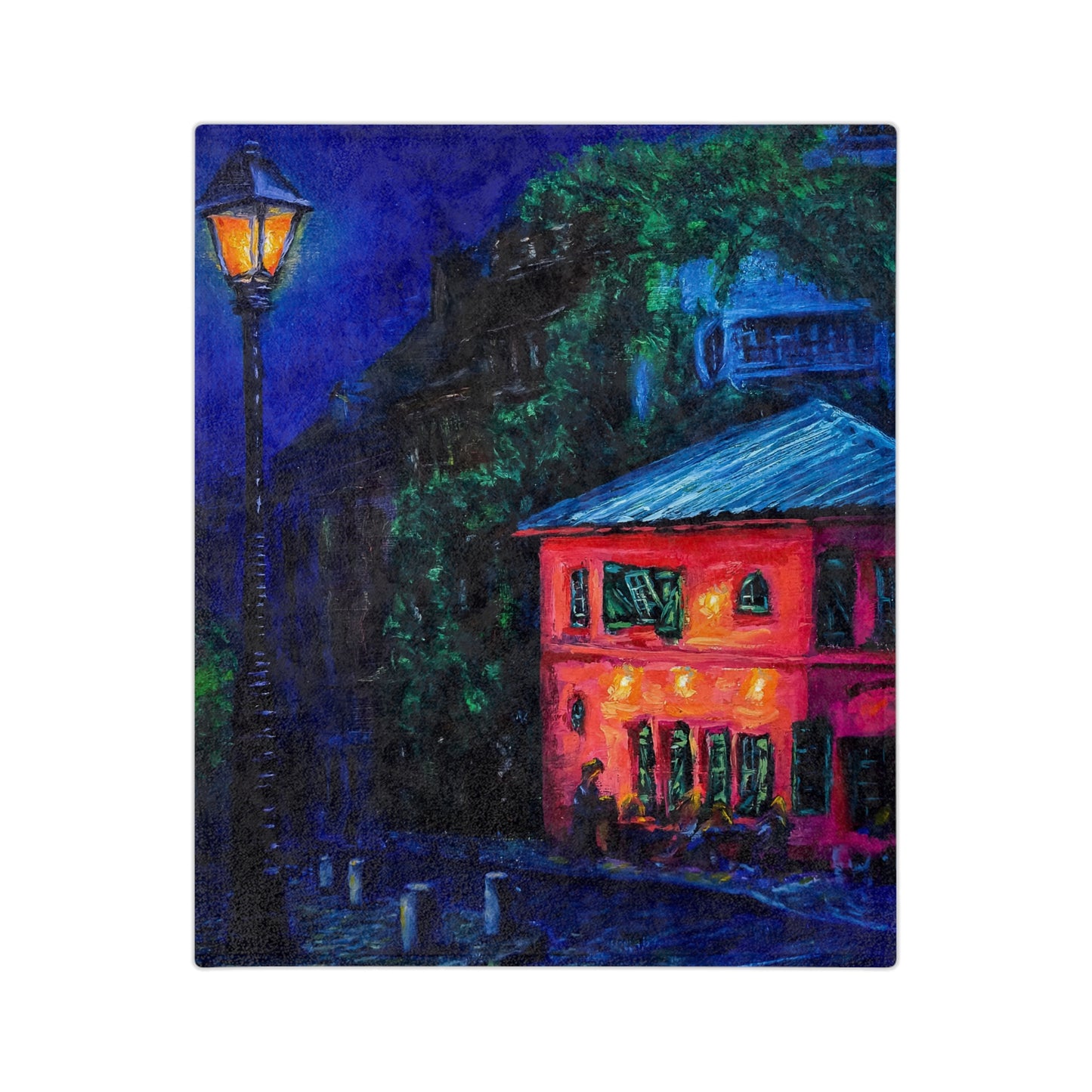 Cafe After Dark - Microfiber Blanket