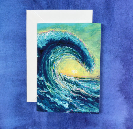 Golden Crest - Greeting Card