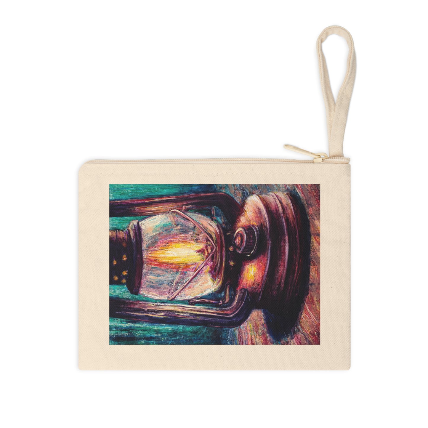 Camp Lantern Glow - Zipper Pouch