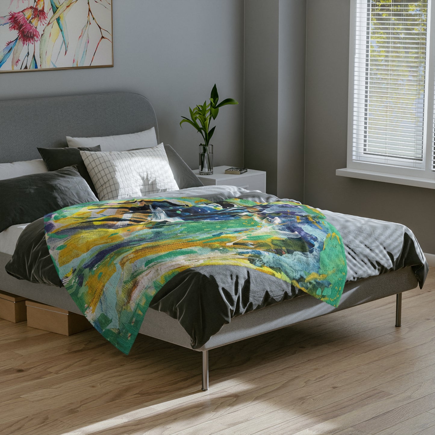 Splattered - Microfiber Blanket