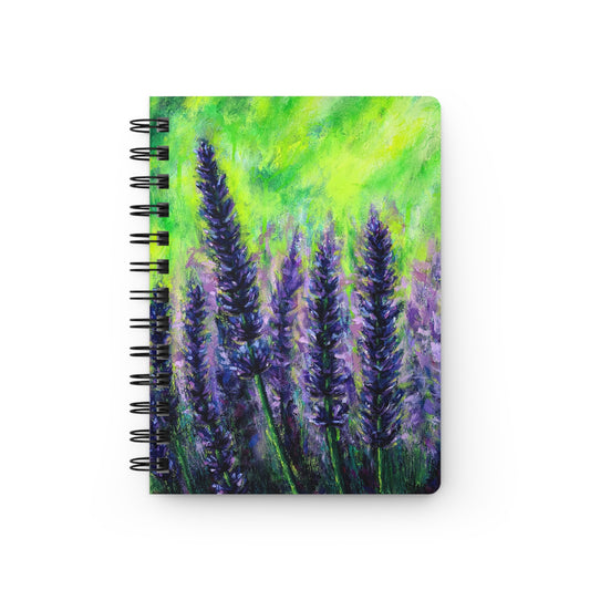 Lavender Fields Forever - Spiral Notebook
