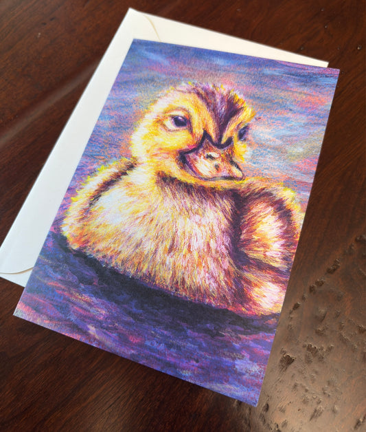 Darling Duckling  - Greeting Card