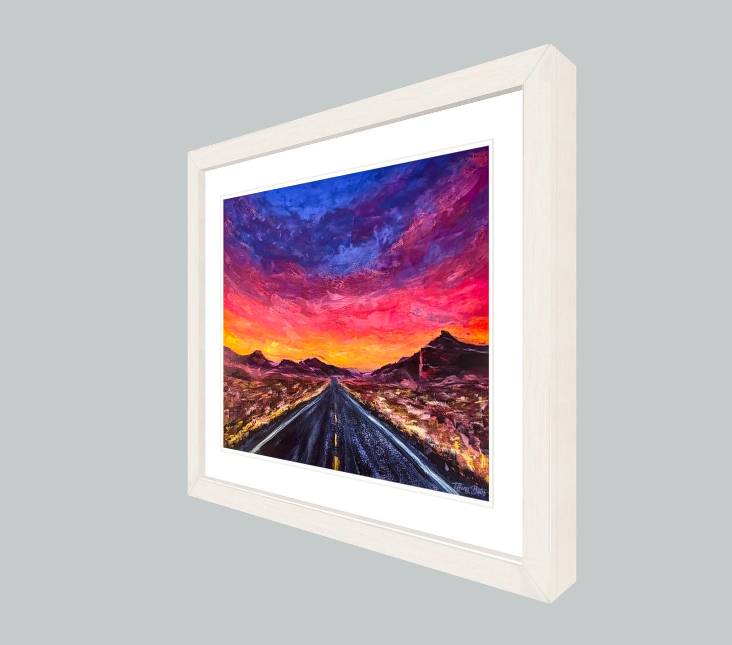 Desert Blaze - Framed Art Print