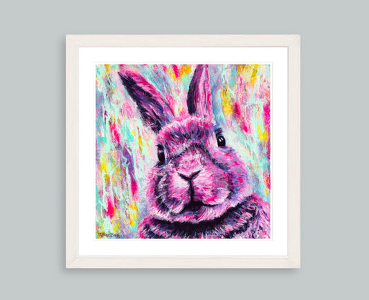 Electric Hare - Framed Art Print