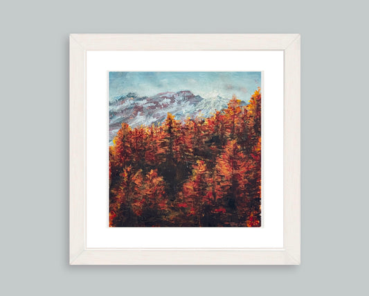 Framed Print - Golden Autumn Sunrise