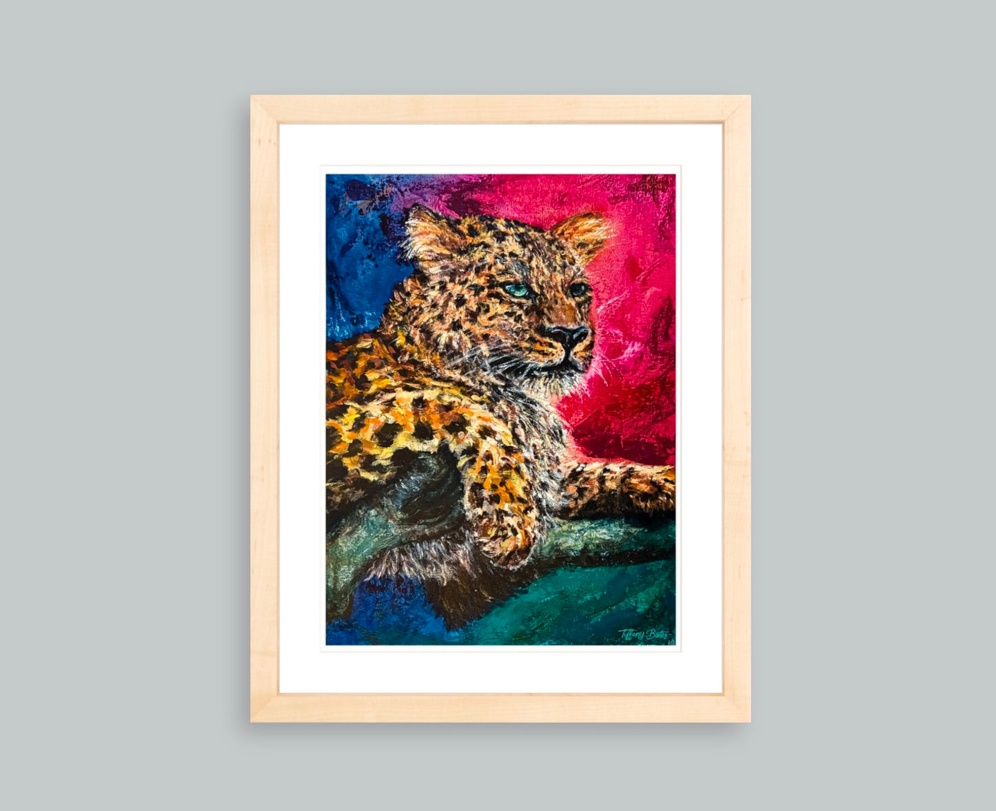 Radiant Resting Jaguar - Framed Art Print