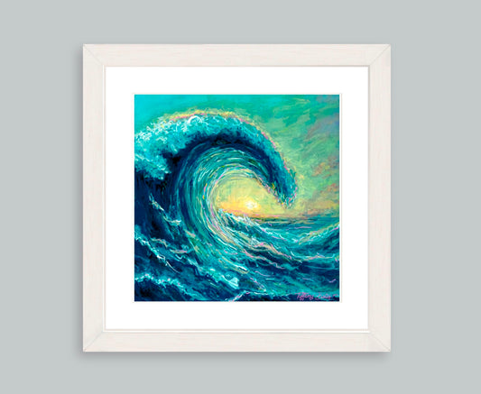 Golden Crest - Framed Art Print