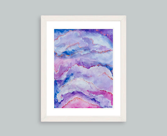 Marbled Dreams - Framed Art Print