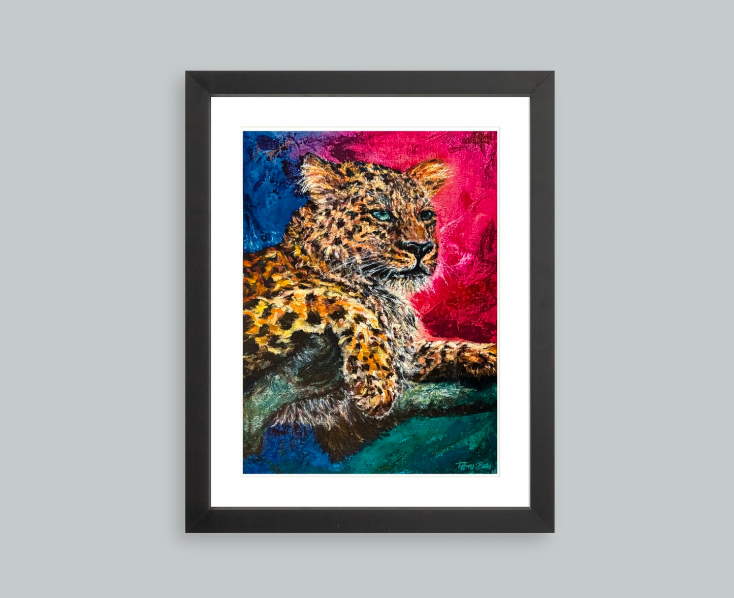 Radiant Resting Jaguar - Framed Art Print