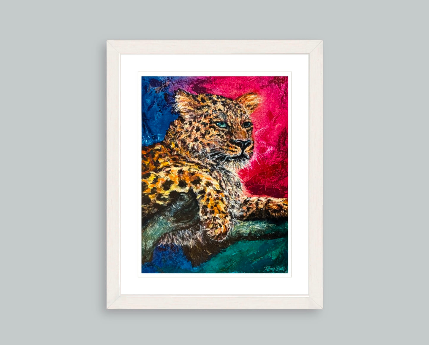 Radiant Resting Jaguar - Framed Art Print